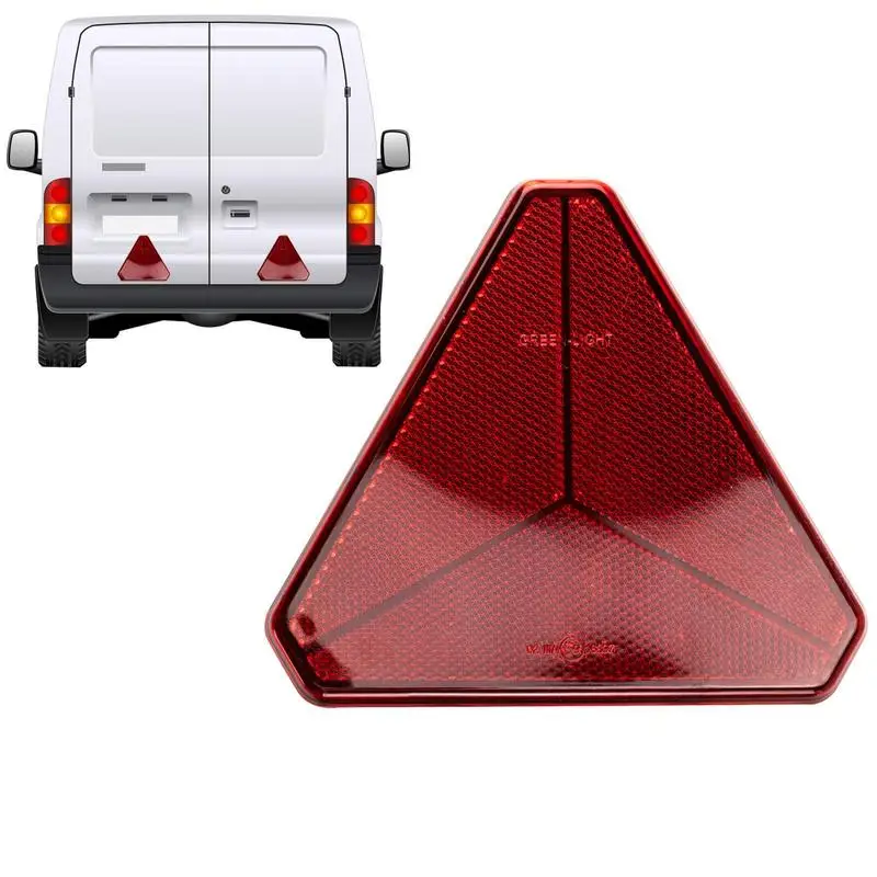 

Warning Triangles For Car Reflective Car Triangle Stickers Self-Adhesive Warning Reflector Car Safety Accessories For Truck