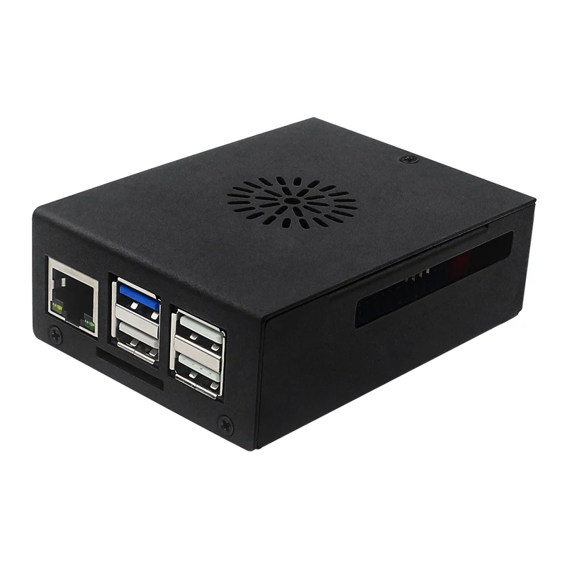 New / Old Orange Pi 3B Case Metal Shell with Fan Optional Antenna Aluminum Heati