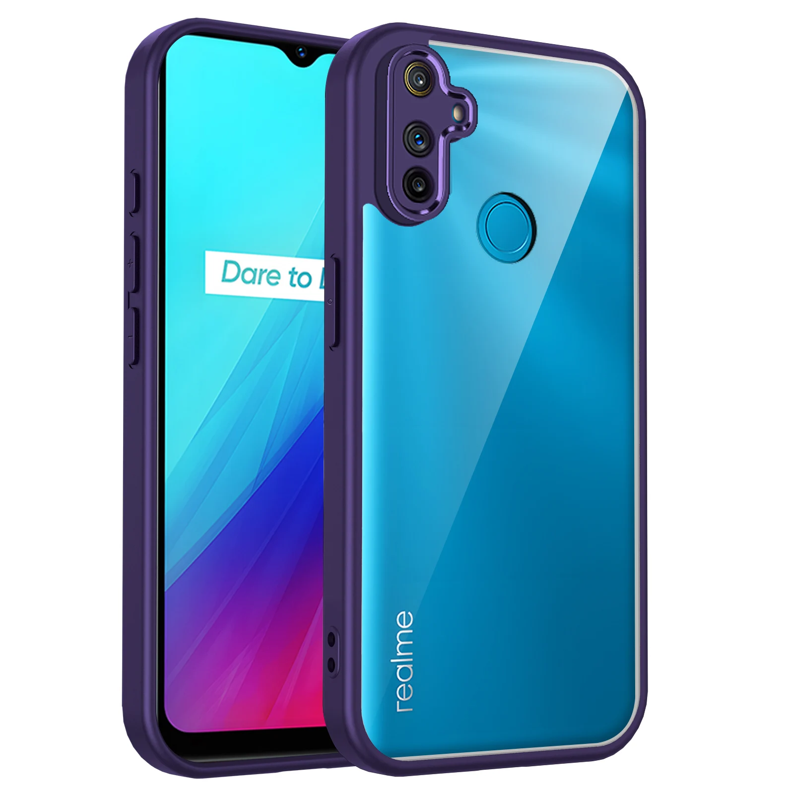 Frosted Skin Feel Protective Phone Case with Camera Protection