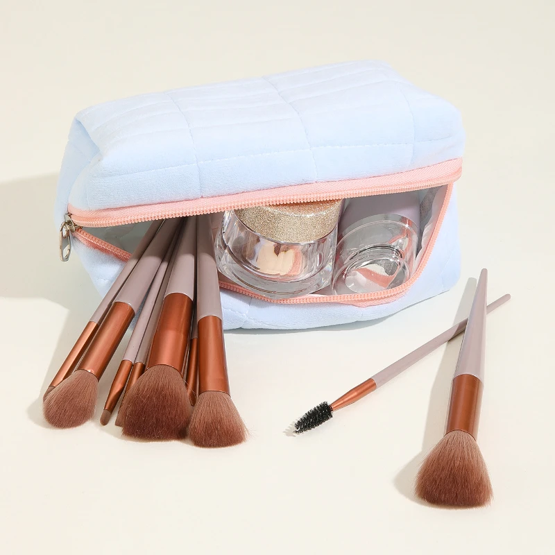Simple Makeup Case Pillow Pen Bag High Appearance Level Women's Large Capacity Pillow Bag Portable Storage Bag Makeup Bags - Image 2
