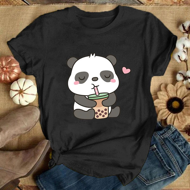 

(Premium T-shirt)Panda T-Shirt Women T Shirt Cosplay Clothes Streetwear Tee Shirt Plus Size Tops(Ship Within 24 Hours)