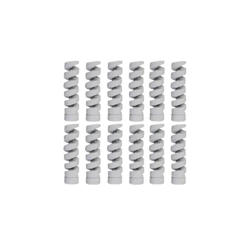 12-Pack Spiral Cord Protectors for USB and Earphone Cables