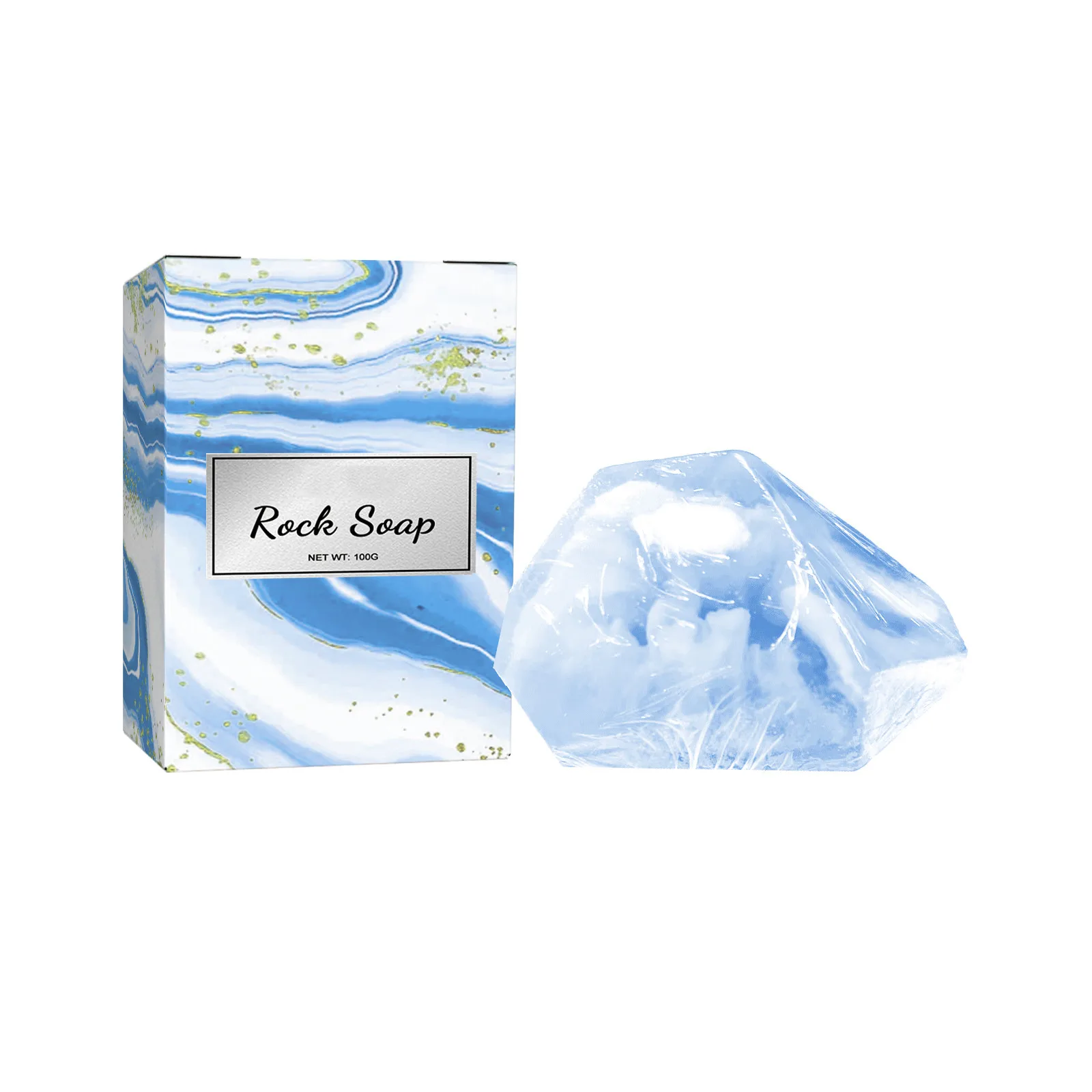 Soap Bar Hand Soap Bar Whole Body Rocks Moisturizing Exfoliating Scrub Set For Body Hand Scented Back Sponge with Rope