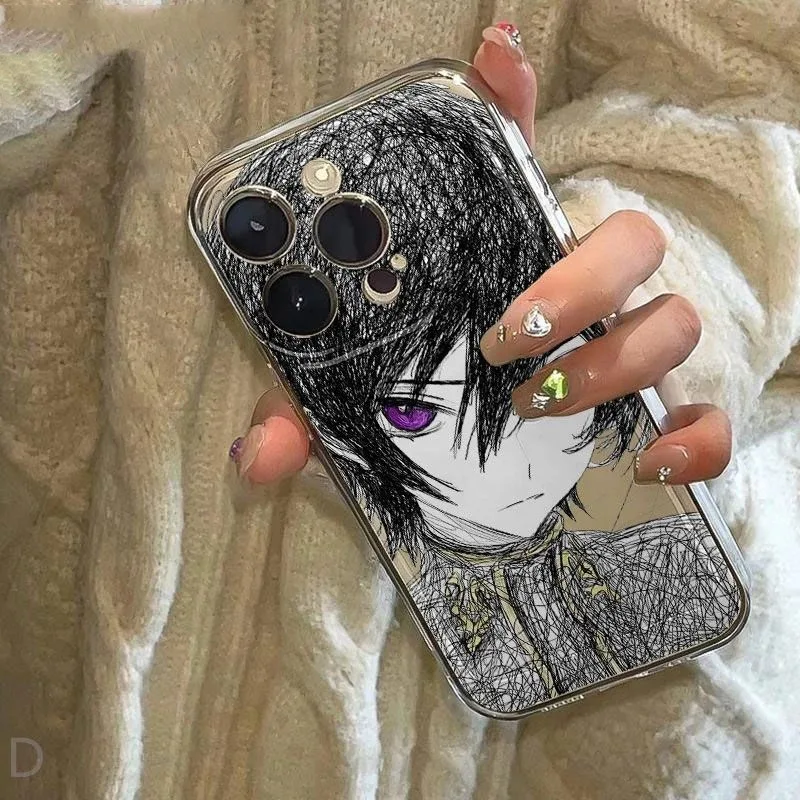 Luxury Code Geass Clear Soft TPU Phone Case