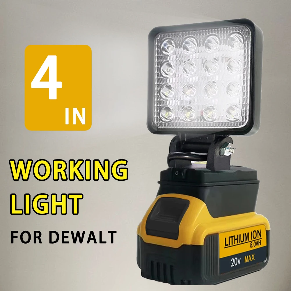 Work Light For Dewalt 18V Battery Camping Lantern Led Portable Spotlights Cordless Outdoor Fishing Handheld Emergency camping lights camping lamp led work light work light