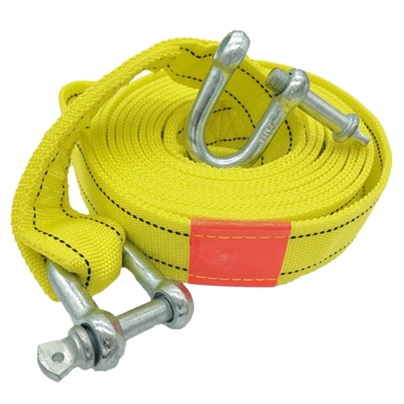 5m 5t Car Electric Winch Rope Offroad Vehicle Tow Rope With Ushaped