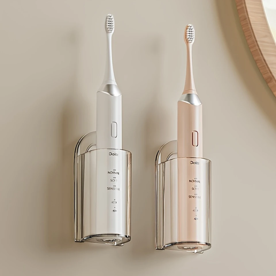 Space Saving Wall Mounted Toothbrush Holder Organizer