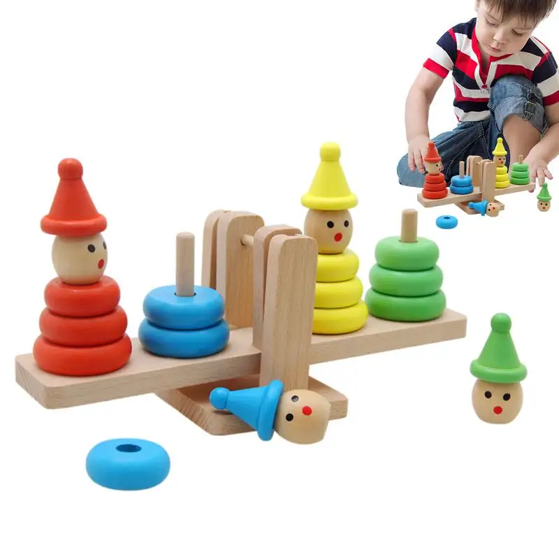 

Tower Stacking Blocks Game Wooden Tower Wood Game Toys Fun And Educational Entertainment For Kids Boys Girls Children Birthday