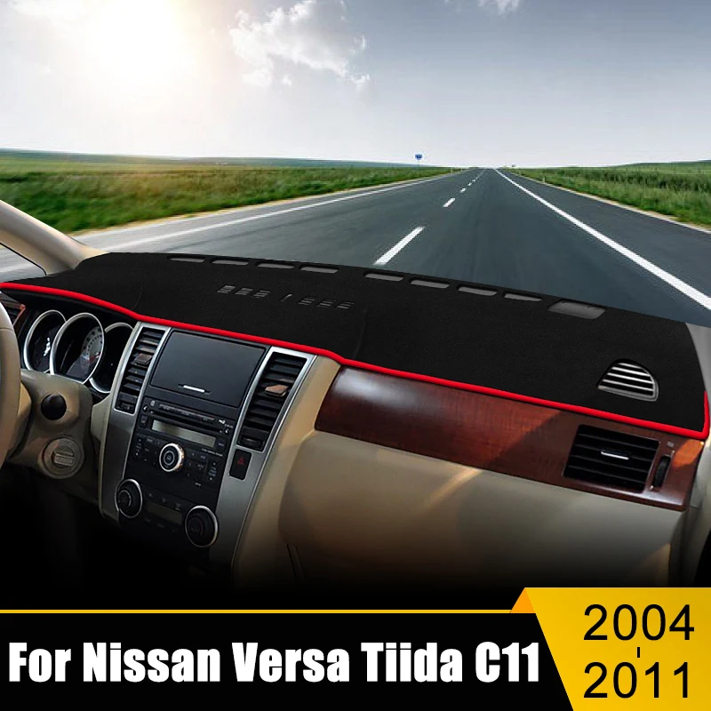 

Car Accessories For Nissan Tiida Versa C11 2004-2006 2007 2008 2009 2010 2011 Dashboard Cover Avoid Light Mat Sun Shade Carpet