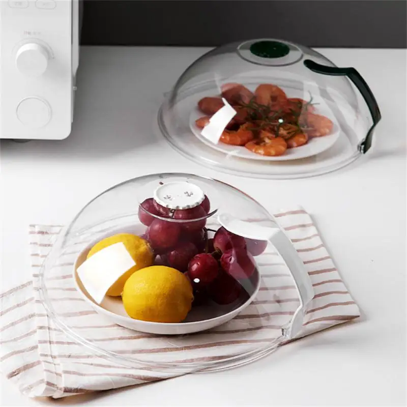 Microwave Fresh-keeping Vegetable Cover Anti-Sputtering Microwave Food Cover Oven Oil Cap Rice Kitchen Supplies 1/2PCS microwave splatter cover