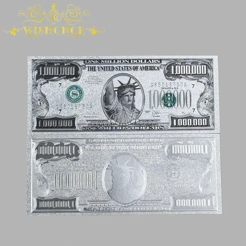 Colored America Banknote Million And Billion Dollar Banknote Fake Replica Paper Money for Home Decoration 10pcs/Lot