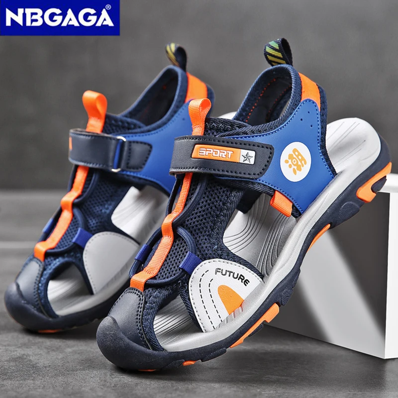 Kids Sandals Breathable Non Slip Beach Outdoor Summer Closed Toe children sandals