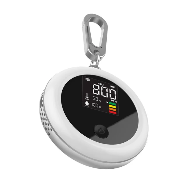 Rilevatore CO2 3-in-1 NDIR | Misuratore Anidride Carbonica, Temperatura E Umidità - Display LCD - Foto 11