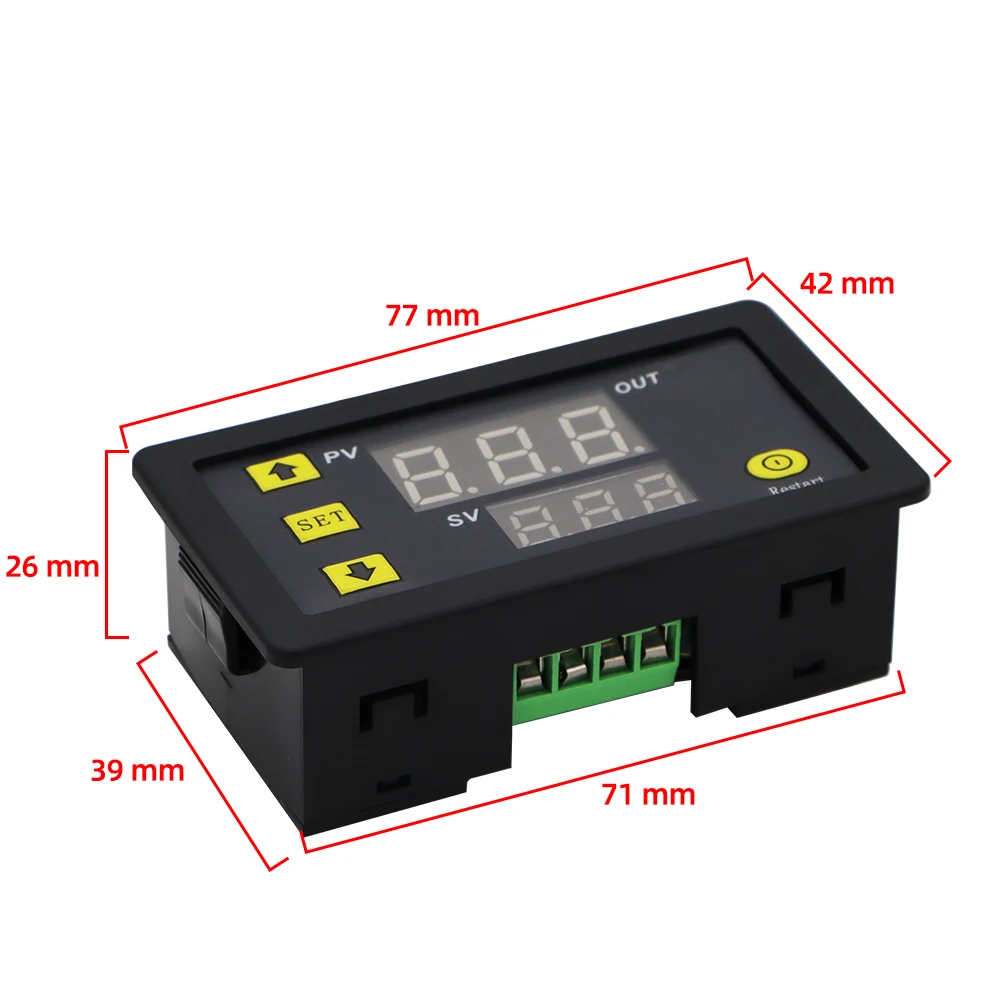 W3230 Thermostat Microcomputer Temperature Controller DC 12V AC 110V 220V 20A