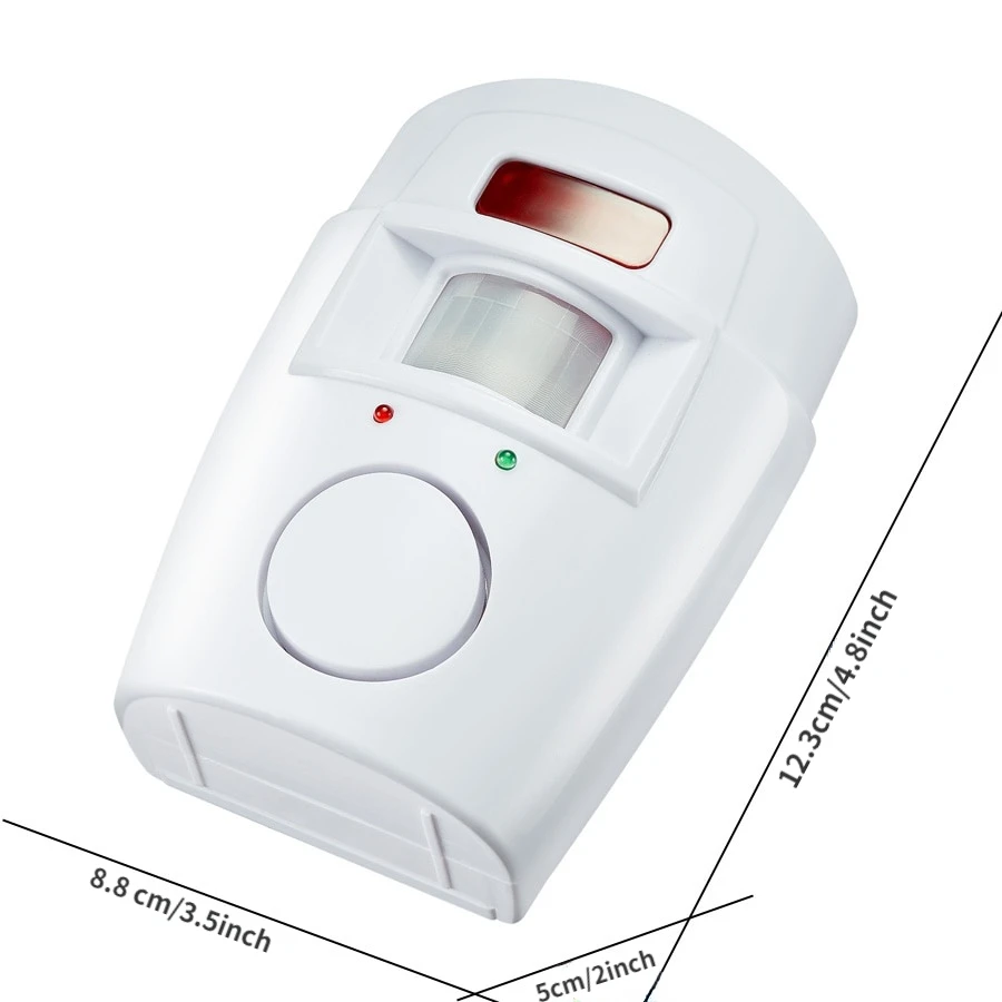 1 Set Home Security PIR MP Alert Infrared Sensor Anti-theft Motion Detector Alarm Monitor Wireless Alarm system+2 remote control - 5