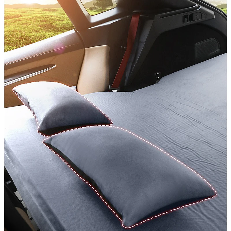 Car Travel Bed Inflatable Air Mattress with Air Pump For ZEEKR 001 Self-driving Tour Bed Outdoor Camping Trip Trunk Sleeping Mat