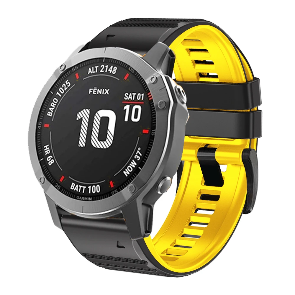 Premium Silicone Quickfit Watchband Strap, 22mm/26mm
