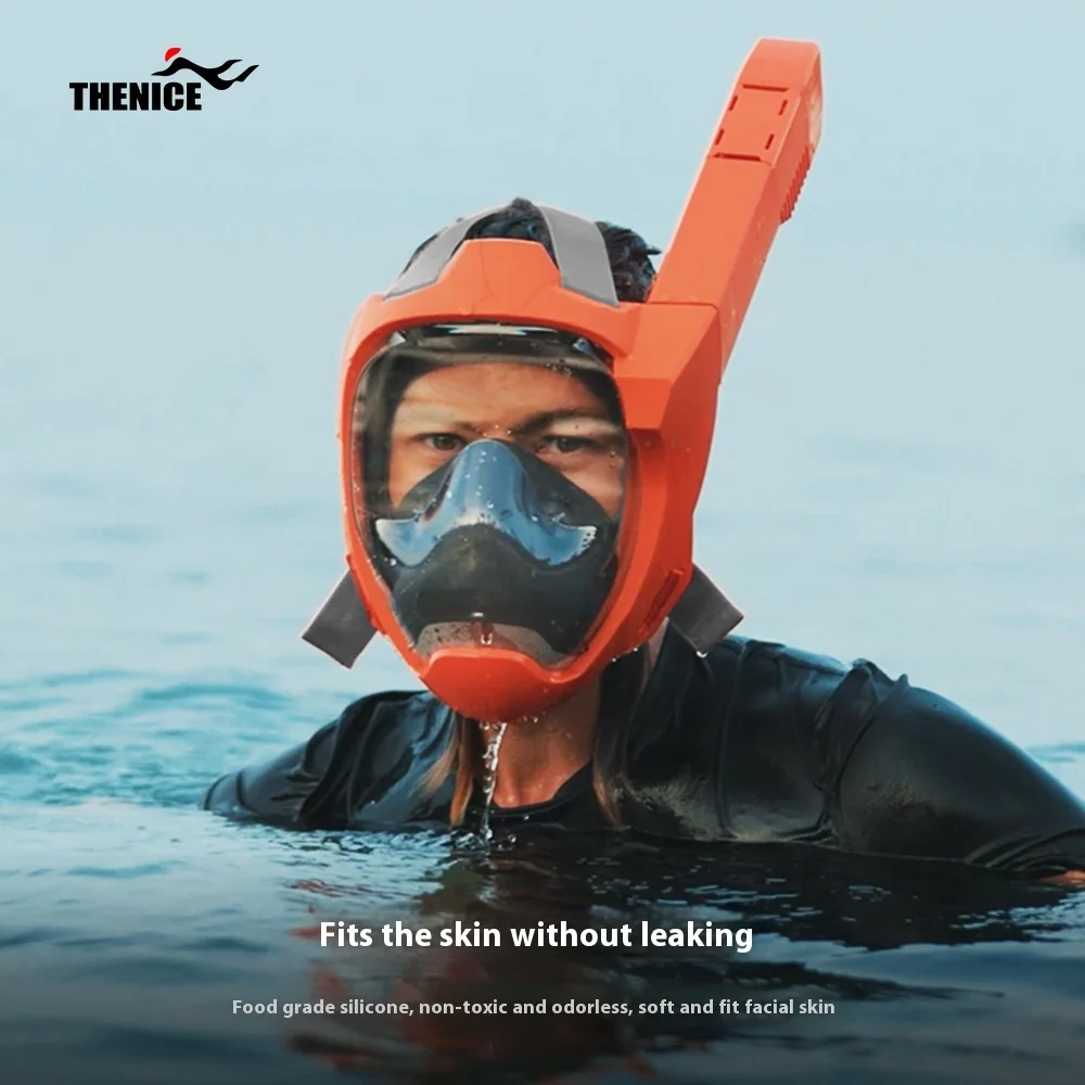 New Diving Mask Waterproof Anti-Fog Full Dry Adult Diving Goggles Snorkeling Mask Men and Women Swimming Equipment