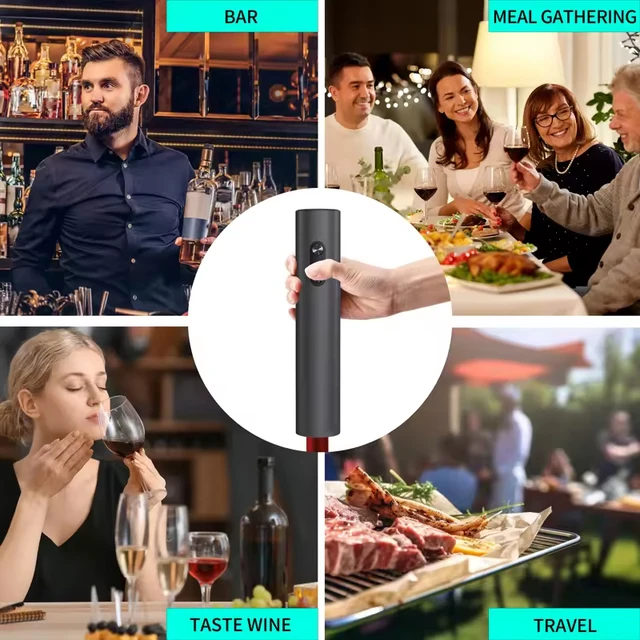 Electric Wine Opener Set 5