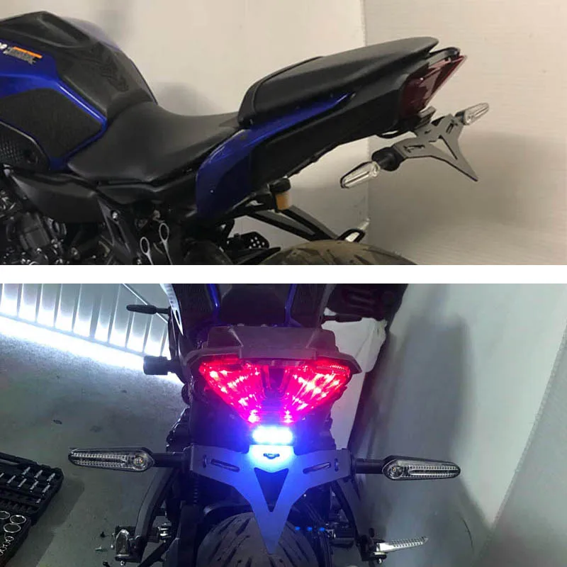 Motorcycle License Plate Holder For Yamaha MT-07/FZ-07 2013-