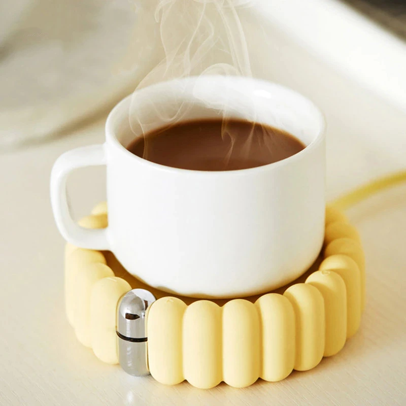 

Mug Heater Coffee Mug Cup Warmer Milk Tea Water Heating Pad Cup Heater Warm Mat Constant Temperature Coaster Maker Heater Warmer