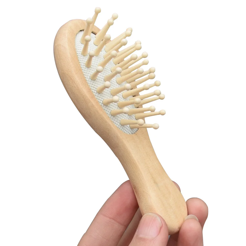 

Wood Hair Brush Portable Oval Hair Comb Non Tangled Hair Comb Small Hair Comb Birthday Gift for