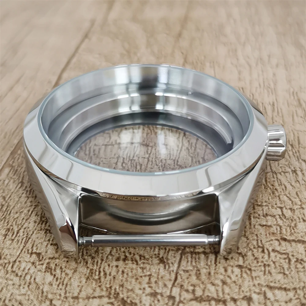 

41MM Stainless Steel Watch Case for NH35 NH36 Movement Modified Part Sapphire Glass Case Watch Accessories