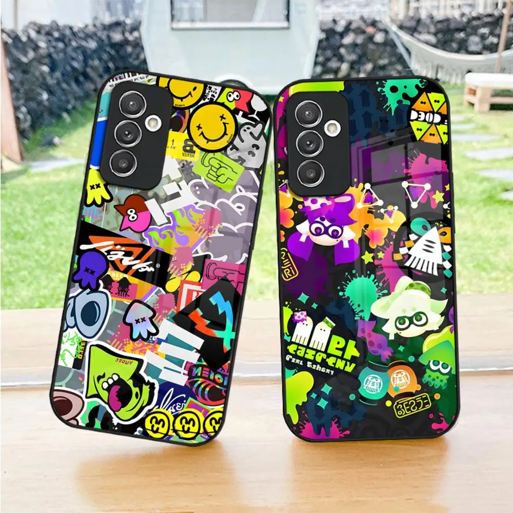 Pearl Switch Splatoon 2 Phone Case For Samsung S24 Ultra S23 S22 S20 Fe S21 Plus Galaxy A54 A34 A24 A53 M54 Note 20 Back Cover