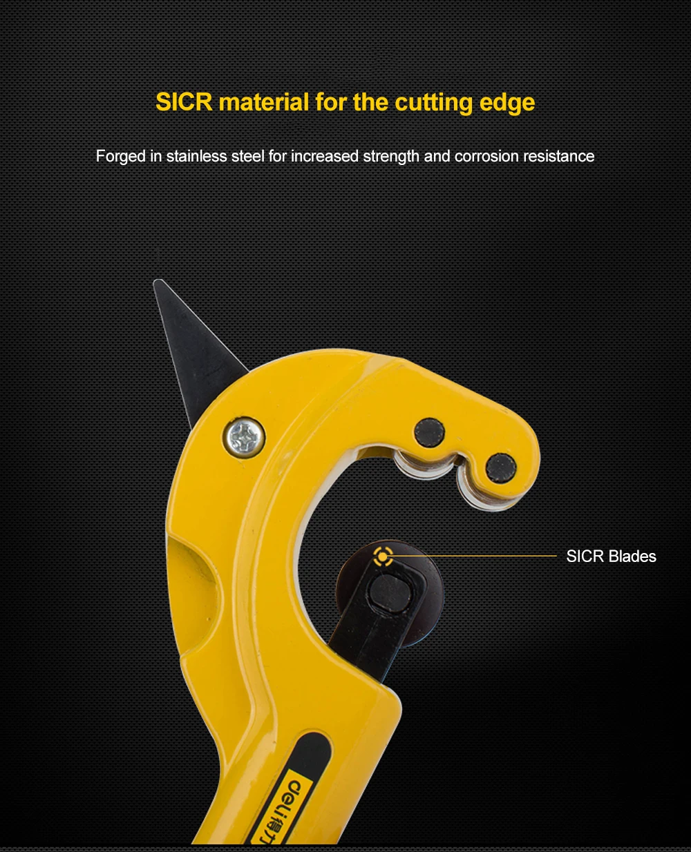 Description Picture 3 of itemO50 Stainless Steel Roller Type Tube Cutter Metal Scissor PVC/PP/PE Bearing Pipe Cutter 4-32 5-50mm Copper Tube Cutting Tool