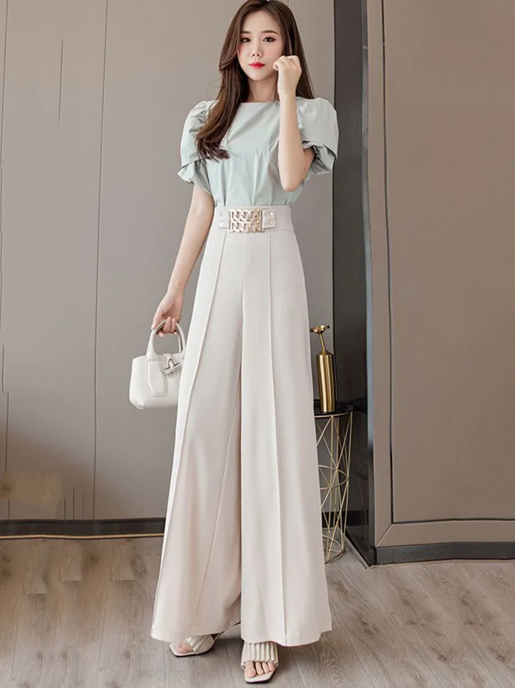 Korean Women Casual Baggy Pantalones high Waist Pants Wide Leg Straight Trouser Culotte Vintage Big Size 4XL Sweatpant New Broek