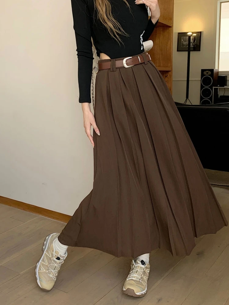 ★2025SS新作★NUUANU★Suvi Long Skirt KIRUNDO Women's 2025 Summer Fall High Waist Boho Floral Maxi