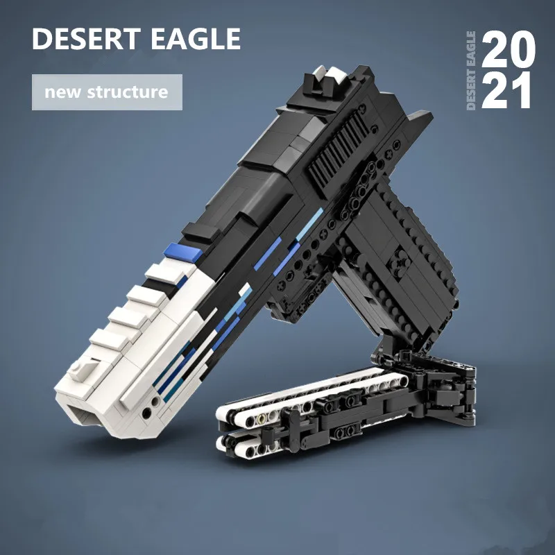 461pcs 2.0 Desert Eagle MOC Building Blocks Continuous Launchable Gun Set  Military CSGO Series Toys for Children Boys Gift - AliExpress