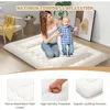 Roll Up Mattress Tatami Mat with Washable Cover and Carry Bag, Foldable & Portable Sleeping Pad for Dormitory Camping, Queen 4