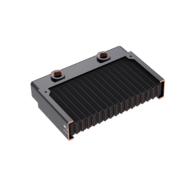 Bykski Preto Água de Refrigeração 140 mm Radiador de Cobre Cerca de 30 mm de Espessura Melhor para 12cm 25 mm de Espessura Ventilador Cr-rd140rc-tn-v3 - Imagem 2