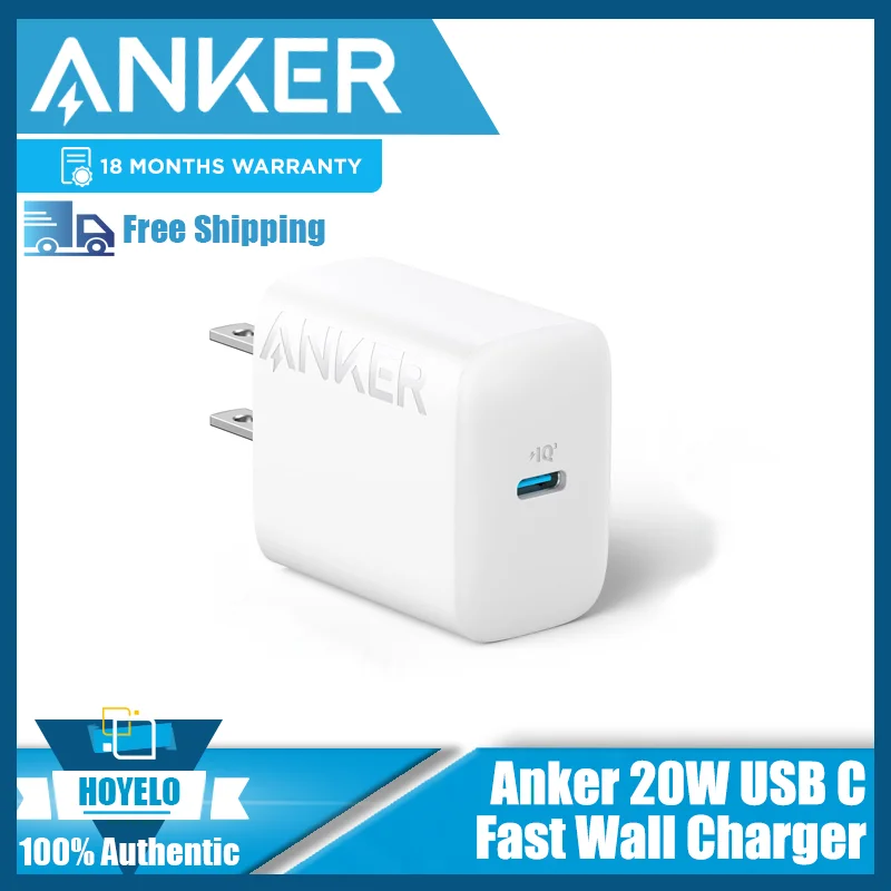 Anker 20W USB C Fast Wall USB C Charger Fast and Compact Charger