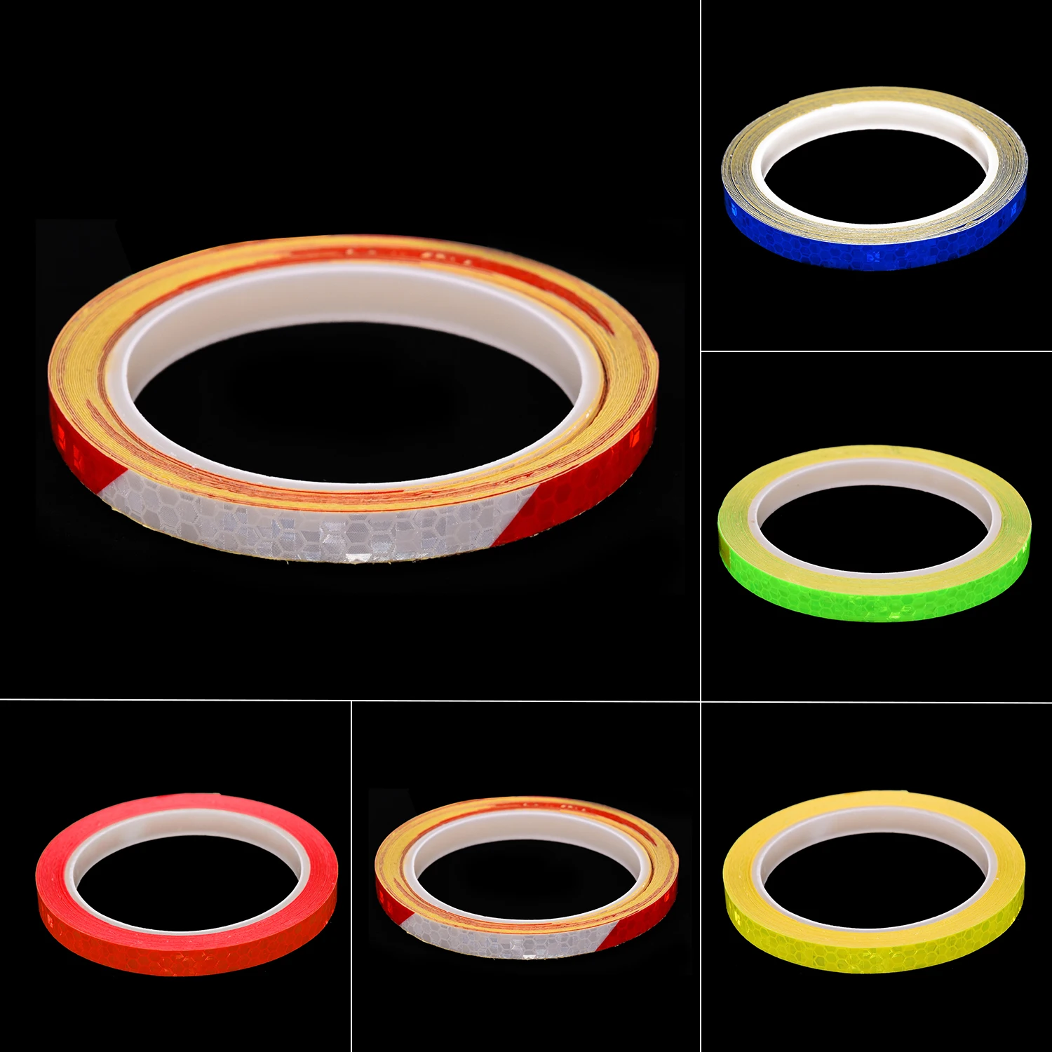 8m Wheel Reflective Sticker Rim Luminous  Tape For Bike Car Motorcycle Bike Reflective Sticker  Motorcycle Accessories