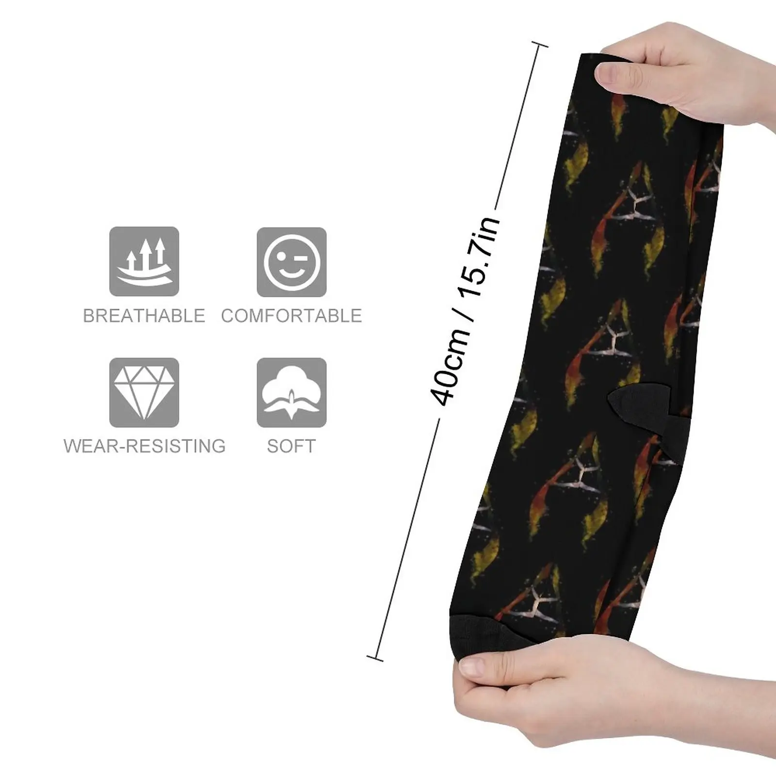 Aerial Arts - Galaxy Silks 2 Socks men socks cotton compression stockings Women non-slip soccer stockings shoes