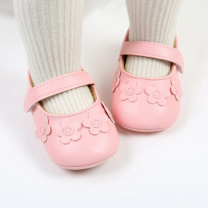 

0-18 Months Newborn Infant Kids Boys Girl Baby Shoes Child Prewalker Casual Non-slip Rubber Sole Leather Shoes Sneakers