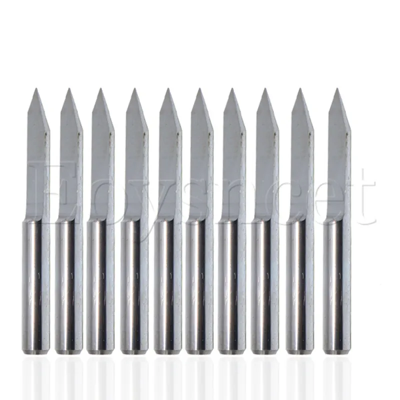 

10X Carbide PCB board 0.1mm 45 Degree Engraving Bits CNC Router Tool V-shape