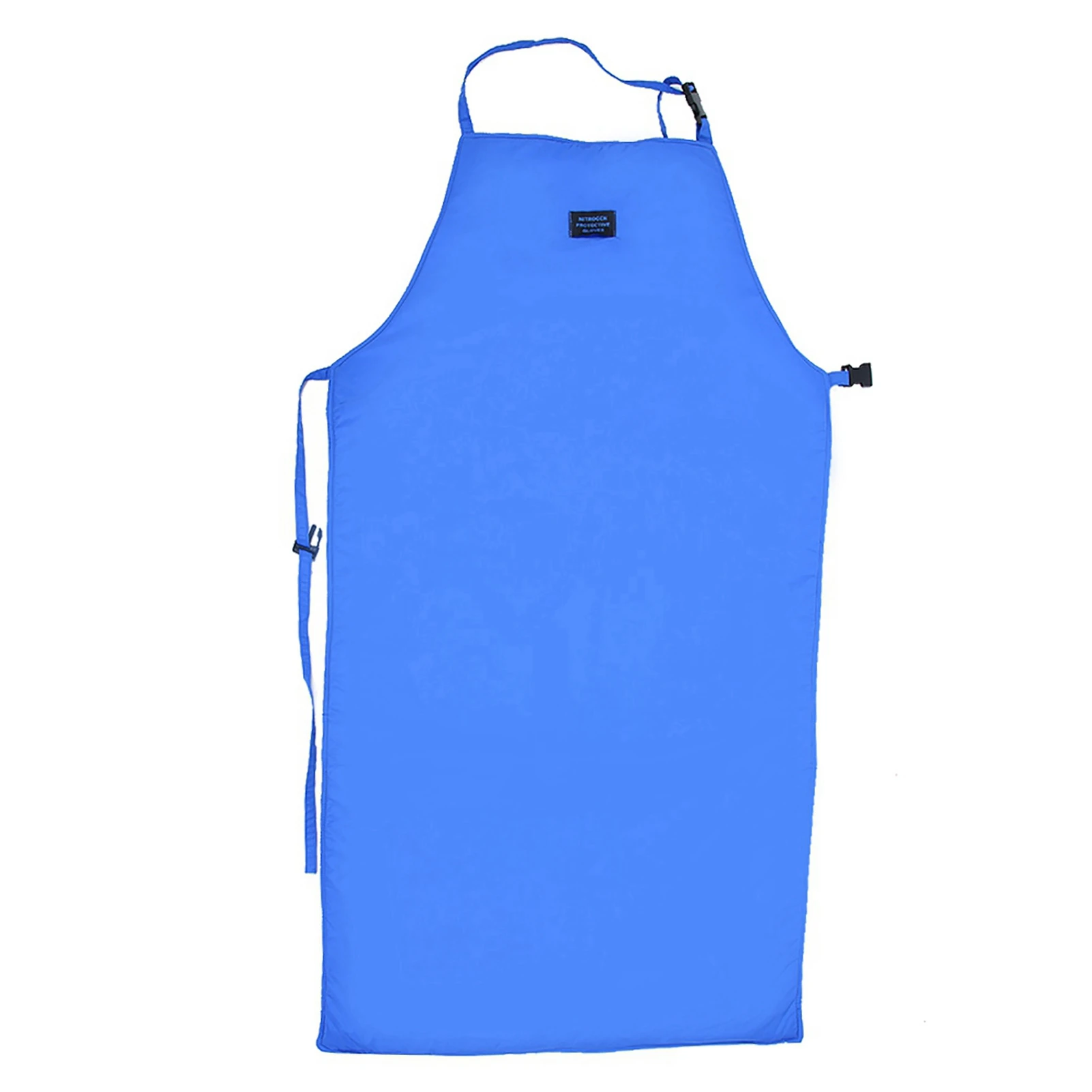 ZK30 Safety CryO Apron Cryogenic Ultra Low Temperature Apron Nitrogen Protective Low Temperature Resistant Blue