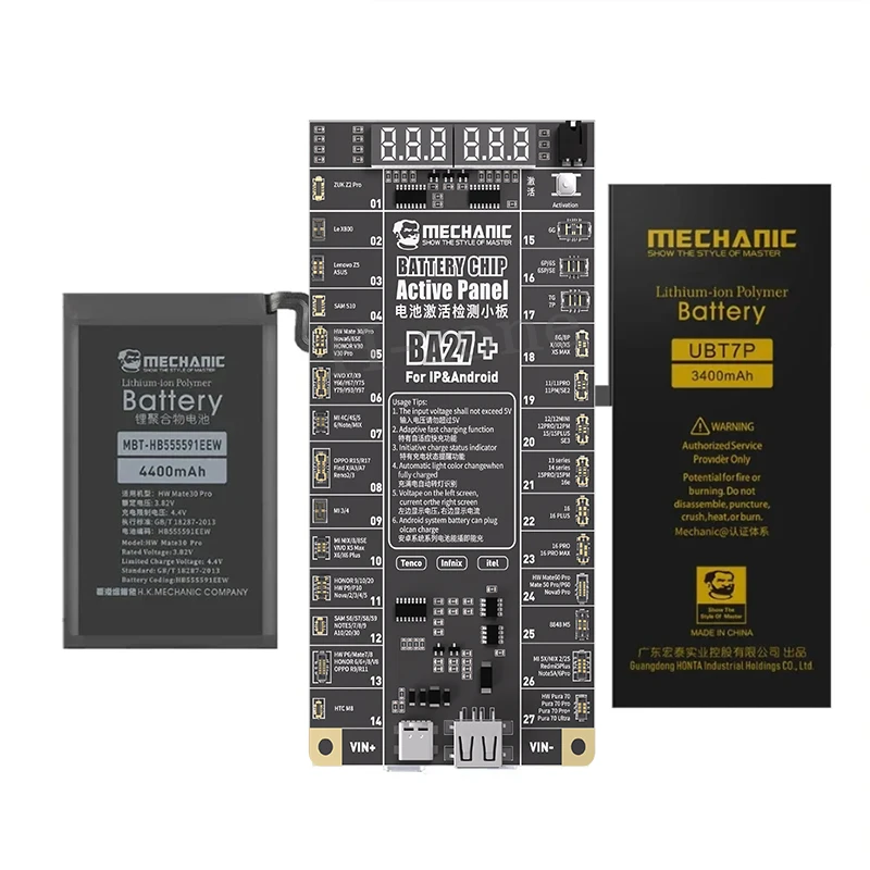 MECHANIC Battery Active Panel Fast Charge Detection Board For iPhone 6-16 Pro Max Samsung Xiaomi Android Phone Activation mobile phone battery board