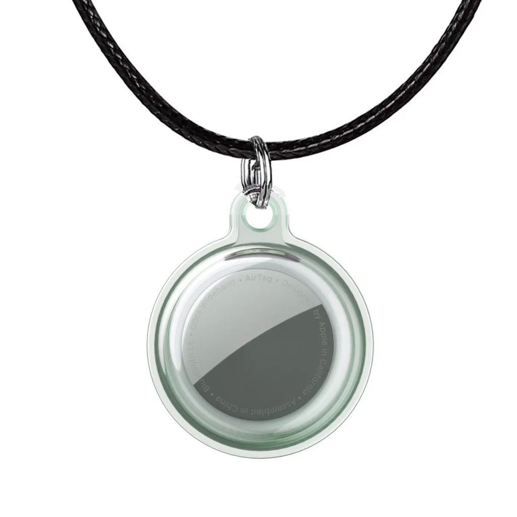 Eye-Catching Adjustable Airtag Necklace with Waterproof Silicone Holder