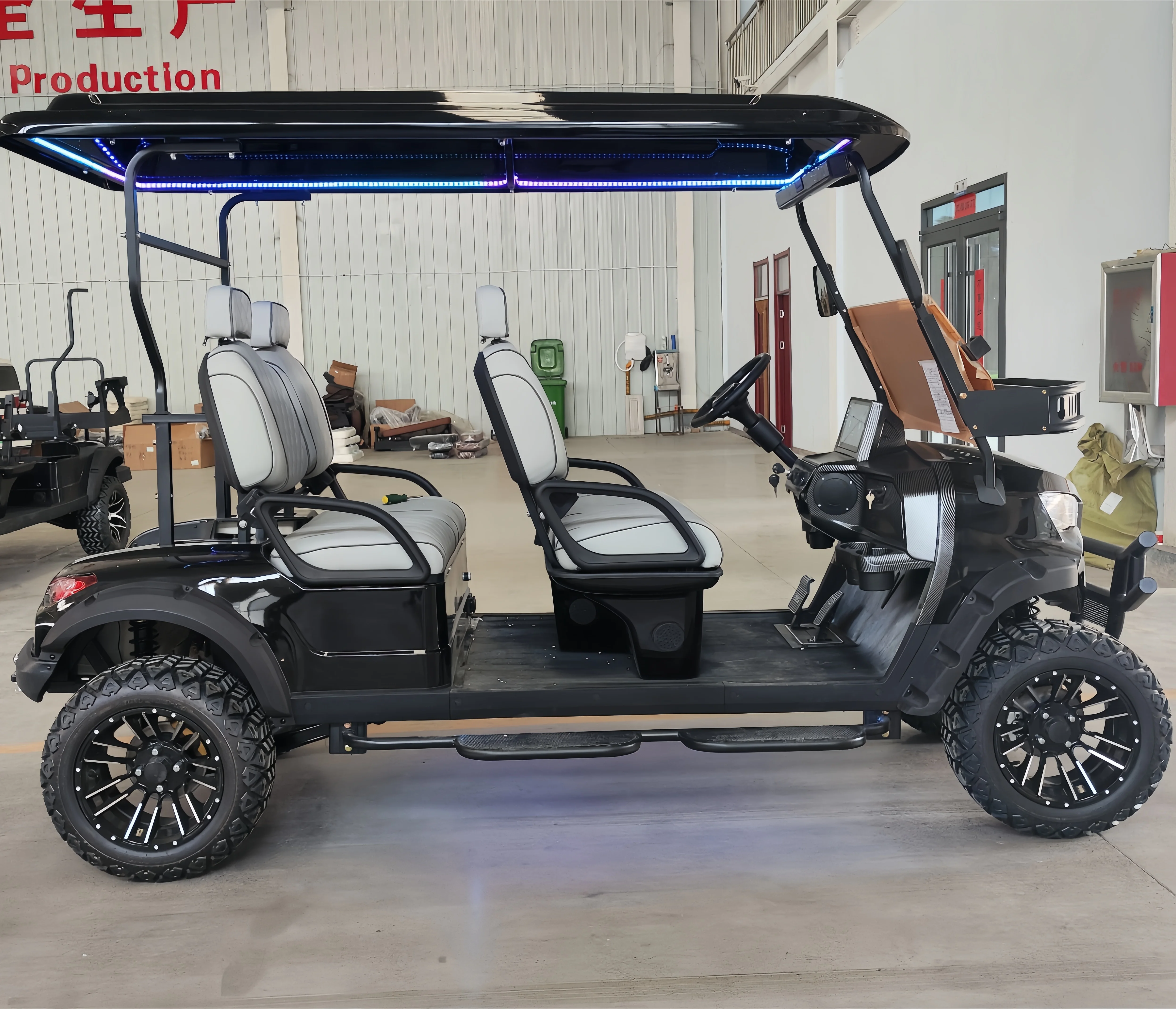 Off-road Electric Lifted Golf Carts 4 6 Passenger Cheap Chinese Hunting Golf Car for Sale