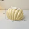 Ceramic Tissue Box Silver Shell Clamshell Desktop Cute Storage Container Napkin Paper Box Household Removable Tissue Box 5