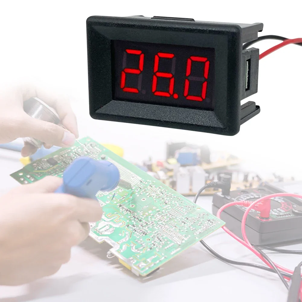 Digital LED Display Voltmeter Tester Mini Module for Automotive