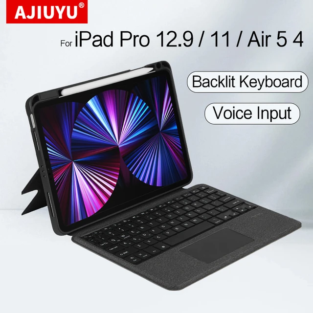 Voice Keyboard For iPad 10.2 2021 2022 2020 Pro 11 12.9 5th 4th Air3 10.5"  Air4