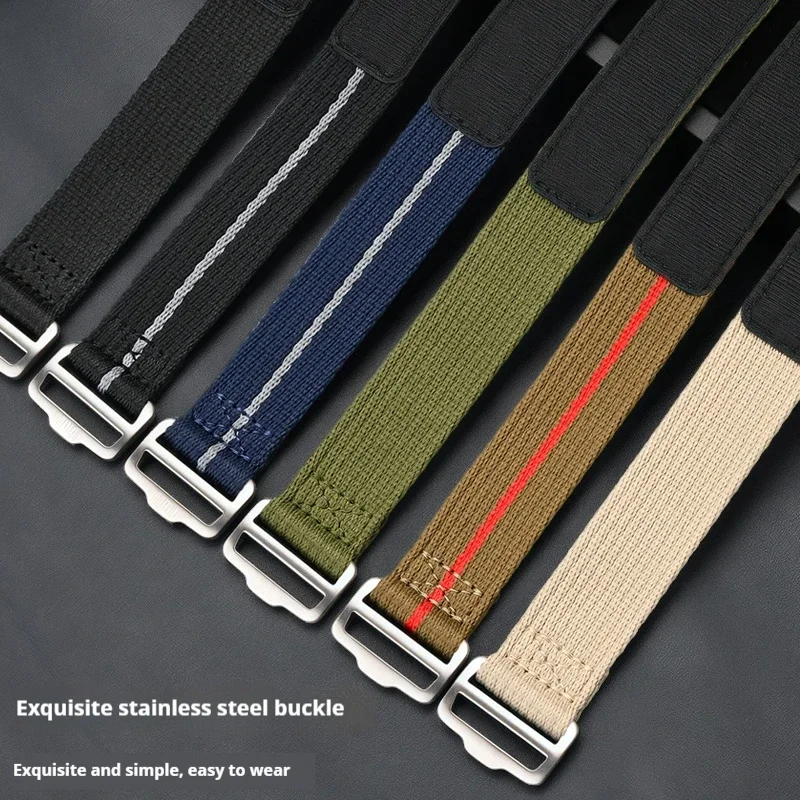 Nylon Stripe Waterproof Sport Watch Band Strap and Bracelet