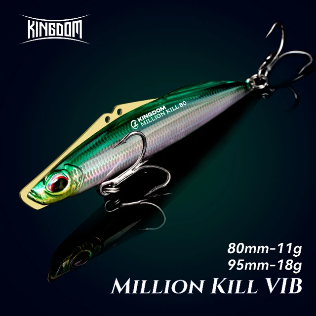 2023 KINGDOM MILLION KILL Vibration Fishing Lures 11g 18g Long Casting  Sinking Hard Artificial Bait Fishing Tackle For Bass - AliExpress