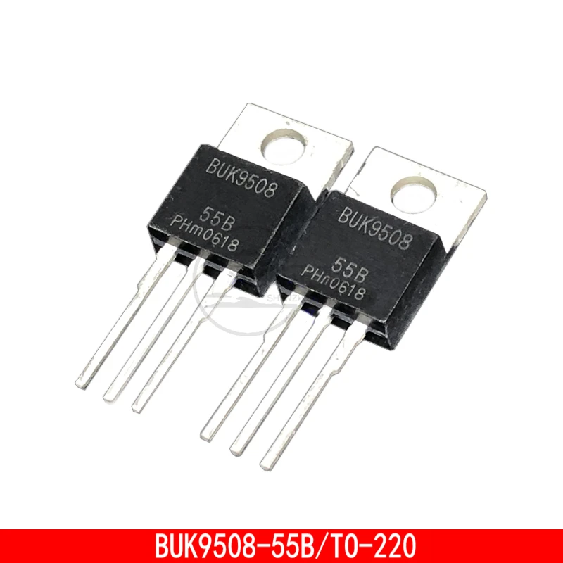 1-5PCS BUK9508-55B TO-220 Field effect MOS tube straight cutting In Stock 5pcs lot new 100% stf24n60m2 to 220f field effect tube 24n60m2 integrated circuit