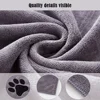35*75cm/50*100cm Microfiber Pet Bath Towel Embroidered Super Soft Absorbent Cat for Dogs Grooming Supplies 5